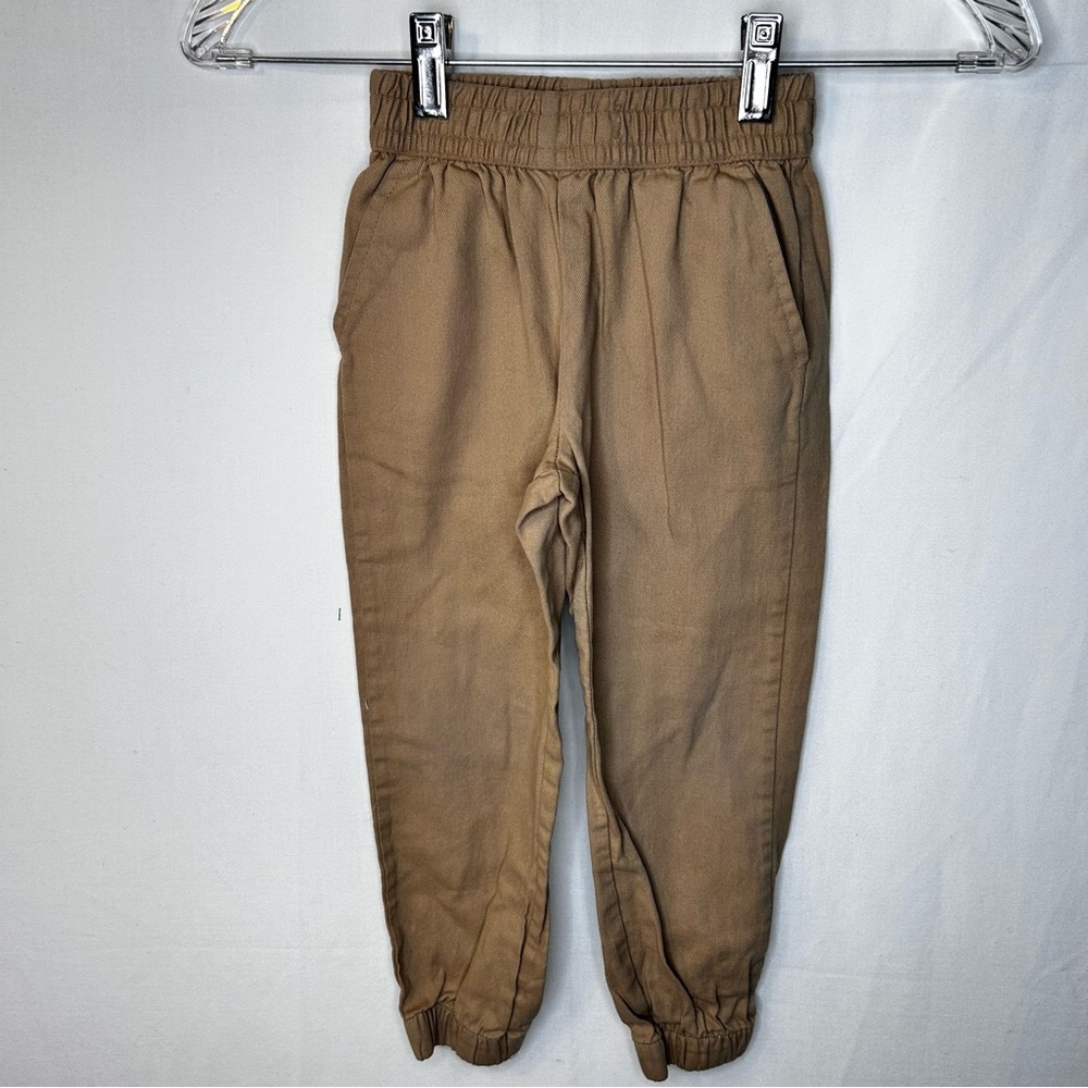 Nomad Brown Tan Kids Jogger Pants Little Boy Medium Size 5